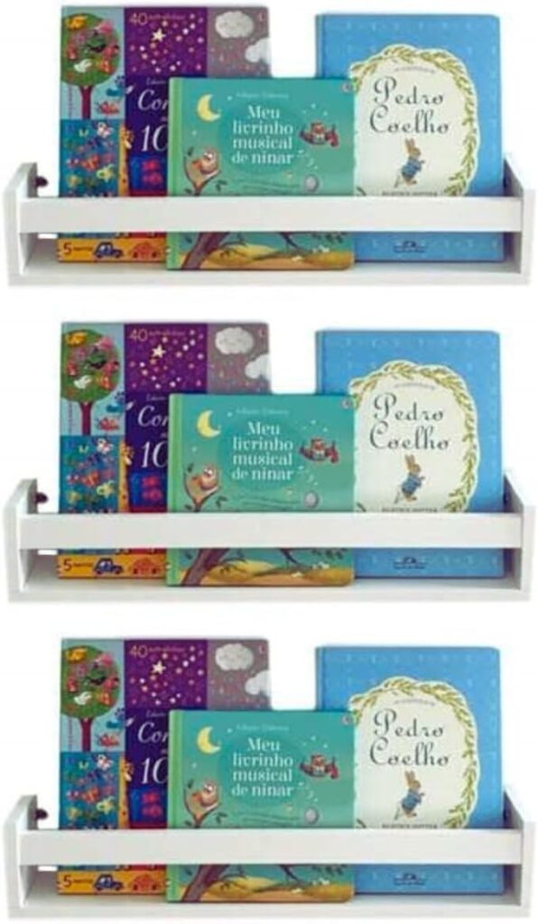 kit três prateleiras flutuantes montessori kit três prateleiras flutuantes montessori
